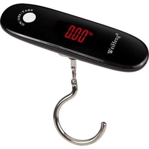 Digital Luggage Scale 50kg 10g Weighing Steelyard Mini Handled Scale for Fishing Suitcase Electronic Hanging Kitchen Tool