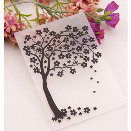 Trees print DIY Plastic Embossing Folders for DIY Scrapbooking Paper Craft/Card Making Decoration Supplies