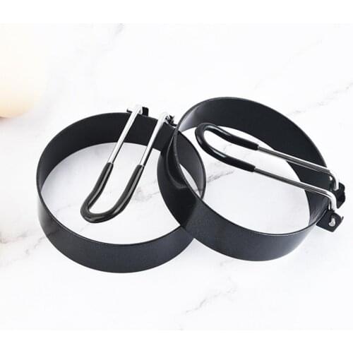 Eco-friendly Egg Ring Heat Resistant Stainless Steel Round High Durability Cooker Ring Fried Practical Eggs Mold Pancakes Mould