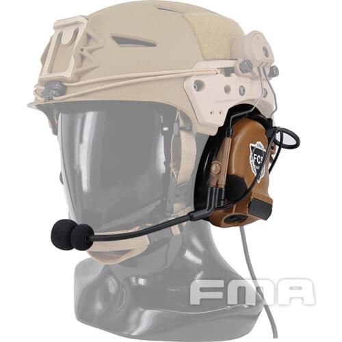 FMA FCS Tactical Headset COMTAC3 Headset Communication Pickup Noise Reduction Protection FCS-004