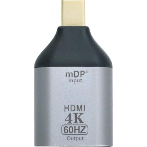 Chenyang Mini DisplayPort DP Source to HDMI Sink Displays 4K@60hz Ultra HD Converter Adapter for Laptop Mac