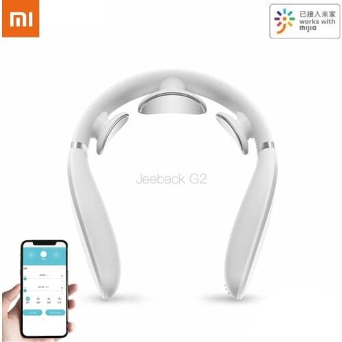 Xiaomi Jeeback Neck Aassager G2 Cervical TENS Pulse Back Neck Tens Far Infrared Heating Health Care Relax Work with Mijia App