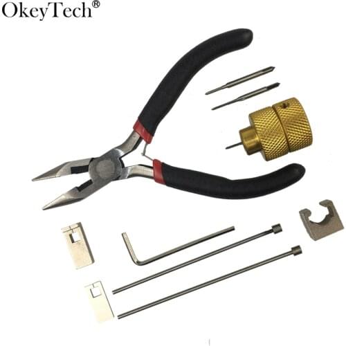 OkeyTech Pin Filp Key Remover Ignition Cancellation Lock Removal Pin Locksmith Repair For Honda Car Lock Disassembly Tool