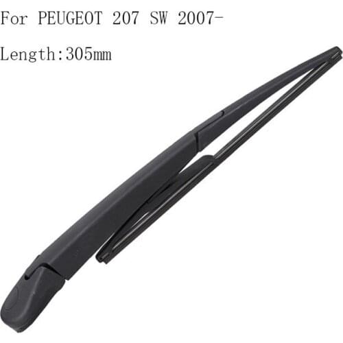 Factory Wholesale For Peugeot 207 SW 2007- Factory Wholesale Car Rear Window Windshield Windscreen Wiper Arm And Blade 12" 305mm