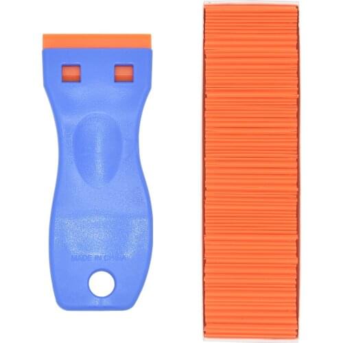 Plastic Auto Scraper Blade Tool Car Window Glass Stovetop Vinly Film Sticker Installation Tint Glue Gap Cleaner Sreen Squeegee