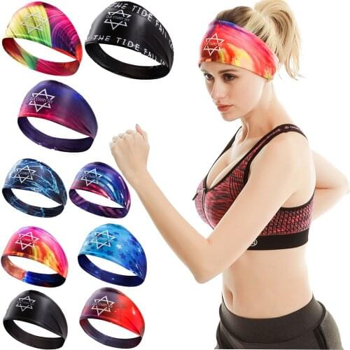 Absorbing Sweat Running Hairband Ribbon Sport Sweatband Elastic Yoga Hair Bands Football Men Women Headband Basketball Safety