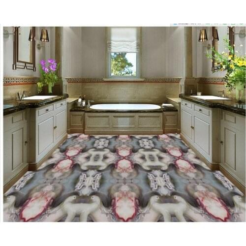 Custom Photo Floor 3D Wallpaper Modern Waterproof floor mural painting Custom Photo self-adhesive