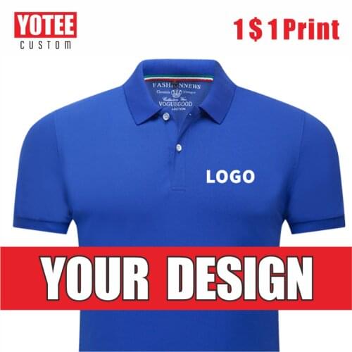 YOTEE business casual cheap short sleeve personal group group logo custom POLO shirt men and women custom tops