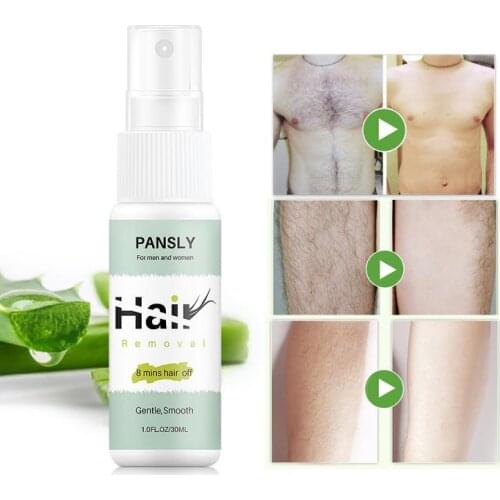 30ML Hair Remover and Growth Inhibitor Facial Removal Cream Spray Beard Bikini Intimate Face Legs Body Armpit Painless TSLM1