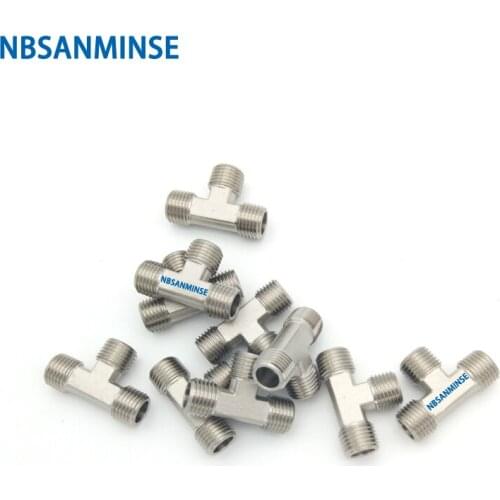 10Pcs/Lot CET 1/8 1/4 3/8 1/2 Transition Pneumatic Air Fitting Air Quick Coupling Push Fittings Quick Connect Coupler Sanmin