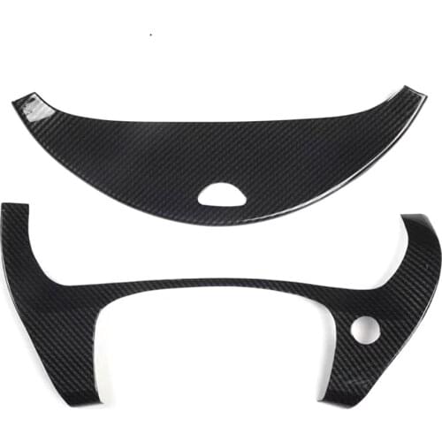 2Pcs/set Car Instrument Decoration Bezel Cover Stickers For Jaguar XEL 2018 2019 Interior Car Styling Moldings