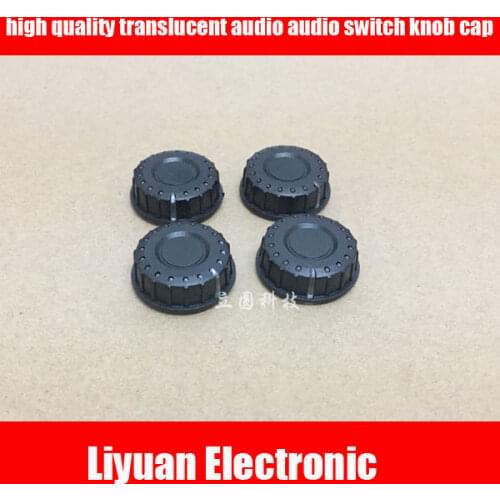 20pcs High quality light audio switch knob cap 6mm audio knob potentiometer cap diameter 25.5*9.2MM