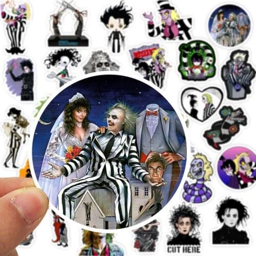 30/50 PCS Mixed Tim&Middot Movie Series Stickers Car Shape Bicycle Motorcycle Phone Laptop Travel Bag Cool & Interesting