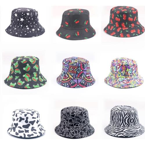 30 Models Sun Hat Letter Bucket Hat Men Women Bob Hip Hop Caps Summer Panama Foldable Double Sided Dance Hat Casual Gorros
