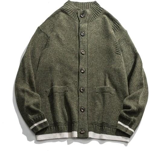 ANPOETCHY Mens Wool Cardigans