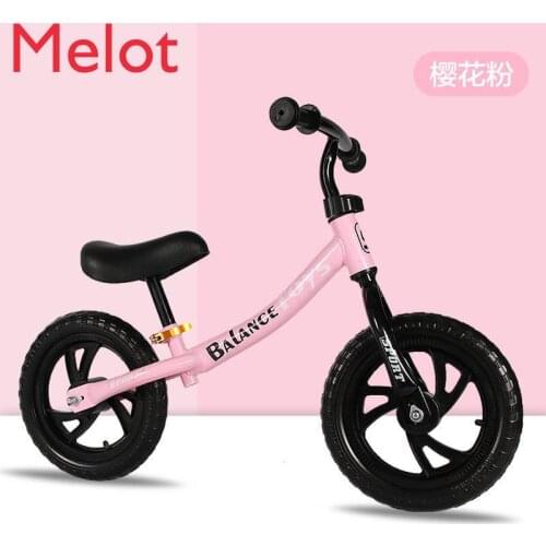 Balance Bike (for Kids) No Pedal 3-6 Years Old 12-Inch Baby Children Sliding Bicycle Balance Car Yo-Yo Learning