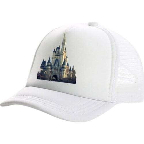 High Quality Brand Disney castle Washed Cotton Cap For Men Women Caps Baseball Caps Hat Outdoors Cap