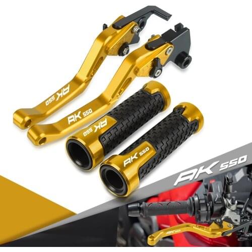For KYMCO AK550 AK 550 ak550 ALLYEARS Motorcycle Accessories Short Brake Clutch Levers Handlebar Grip Handle Bar Motorbike Hand