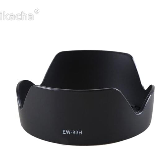 EW-83H EW83H Camera Lens Hood for Canon EOS EF 24-105mm f/4L IS USM Lens Hood 77MM Black Camera