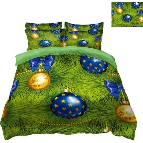 Green 3D Bedding Set Twin Full Queen Bed Sheet Linen set Single Double Bed set Duvet/Quilt Cover Pillowcase California king