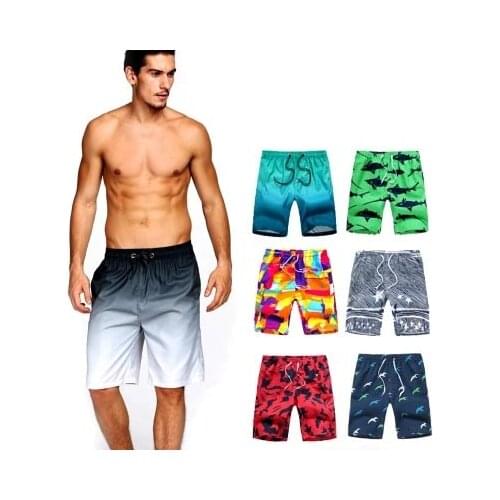 Summer Beach Shorts Men Swimming Trunks Breathable Quick Dry Sport Pants Couple Swimsuit Surf Swim Swimwear Polyester Clothing