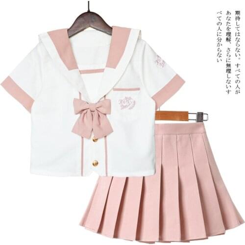 Fashion Baby Girls Clothing JK Uniform College Sailor Suit Childrens Clothes Baby Pleated Skirt Sets
