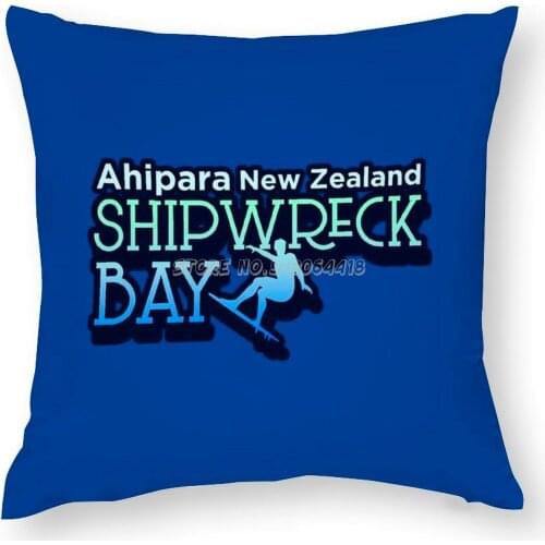 Bay Surf Break Ahipara Nz Pillow Case Custom Square Pillow Cover Case Zipper Pillowcase Bay Ahipara New Zealand Surf Nz New Zeal
