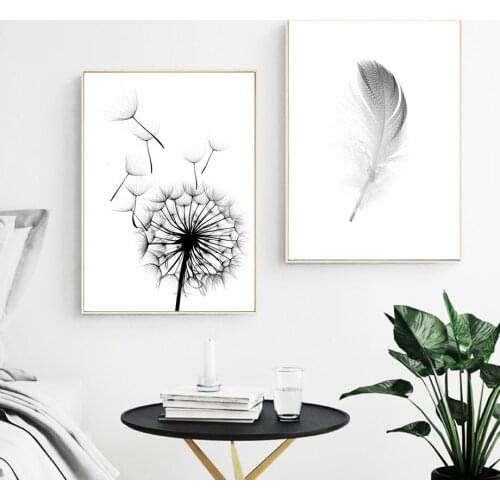OKHOTCN Wall Black And White Paintings