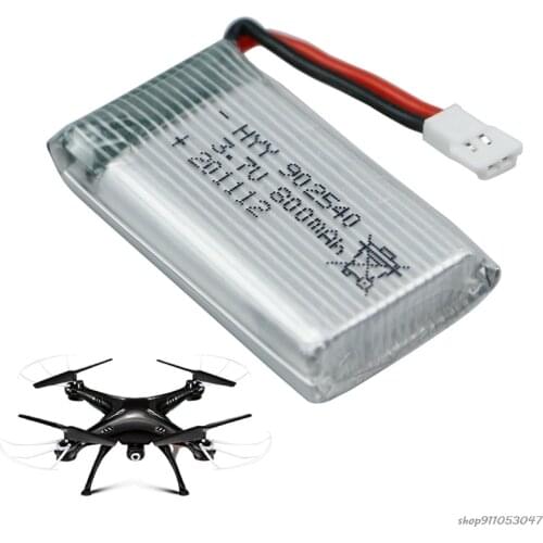 Supply 902540 3.7V 800mAh 4-axis Toy Airplane High-rate Battery For Syma X5 X5C X5S X5SC X5HW X5HC X5SW M68 X300 X400 Wholesales