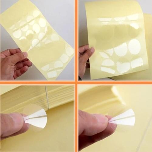 Wholesale blank circle transparent sealing stickers 40mm round pvc stickers
