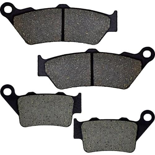 For BMW F 650 1993-2012 F650CS Scarver 2000-2007 F650GS Dakar 1999-2007 F650ST 1997-2000 Motorcycle Brake Pads Front Rear
