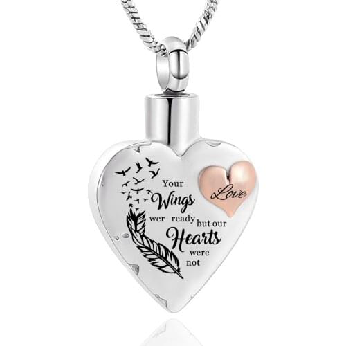Heart Urn Necklace for Ashes for Dad Mom Grandpa Grandma Son Ashes Holder Keepsake Memorial Jewelry