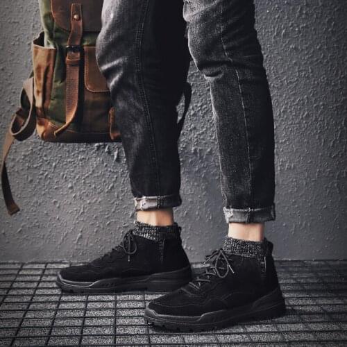 Zapatillas Hombre Casual Casual Shoes Men Leather Shoe Man For Sapato Masculino Sport Fashion Mens Black Mens Sneakers 2020