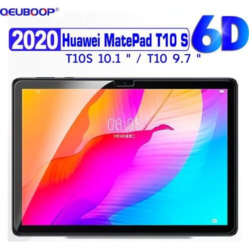 Screen Protector For 2020 Huawei Matepad T10S 10.1 AGS3-L09 AGS3 W09 6D Tablet tempered Glass for Huawei T10 9.7" Guard glass
