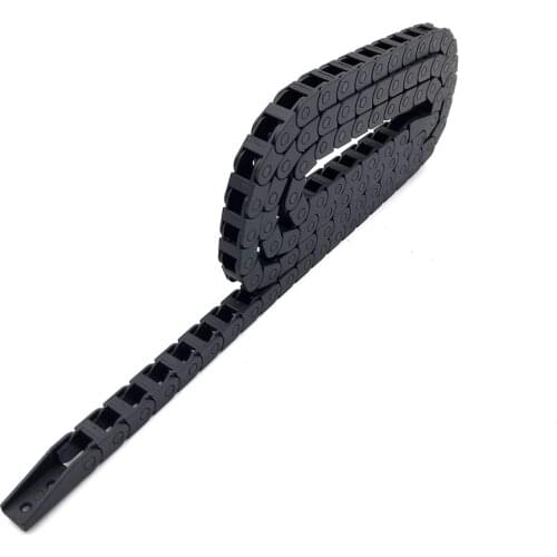 1Meter 5x5mm Wire Carrier Cable Drag Chain For CNC Router Engraving Machine Roller Plastic Transmission Chain Free Shipping