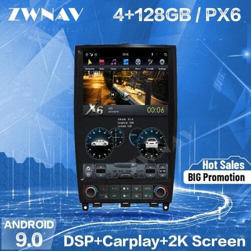128GB Tesla Screen Carplay For 2015 2016 2017 Infiniti QX50 Android 9 System Auto Audio Stereo Radio Recorder GPS Navi Head Unit