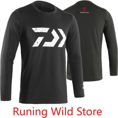 2022 DAIWA Fishing Jersey Long Sleeve Fishing Clothing Autumn Fishing Shirt Quick Dry Mosquito Proof Sunscreen Cool Sportswear