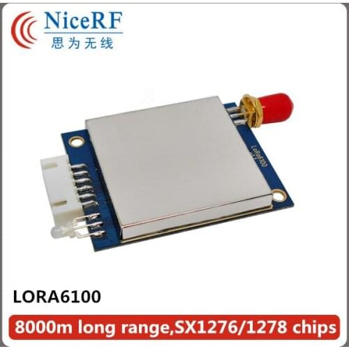4pcs/lot Lora6100 1W 8km long range 470MHz TTL Interface high Sensitivity -139 dBm uart wireless module