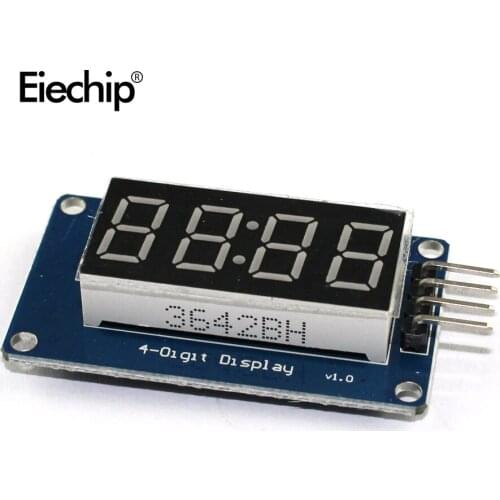 5pcs 4 Bit TM1637 7 Segments Digital Display Tube Red 4-Digit LED Display Module Board For Arduino Diy LED Display Board