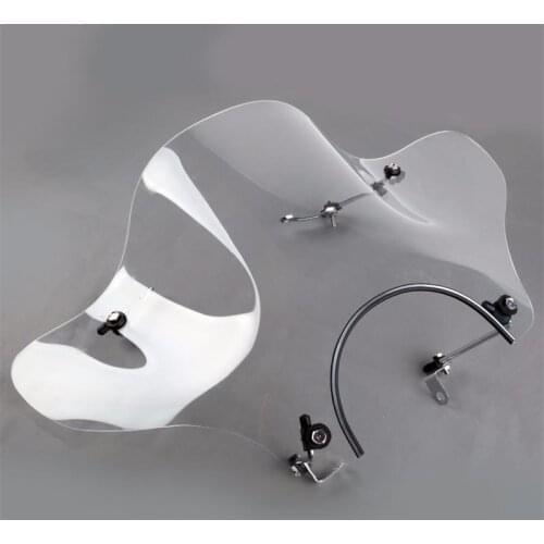 Motorcycle accessories Clear Windscreen Windshields For Honda Suzuki Yamaha Kawasaki Cruiser VTR XV V-STAR