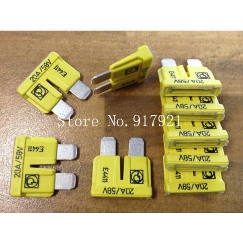 [ZOB] PUDENZ TAC 20A Germany 58V import medium auto fuse E4411 142.6185 --50pcs/lot