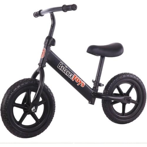 Kids Riding Bike Childrens Balance Car 2-6 Years Old Baby Scooter 12-Inch Non-Pedal Scooter Riding Toy