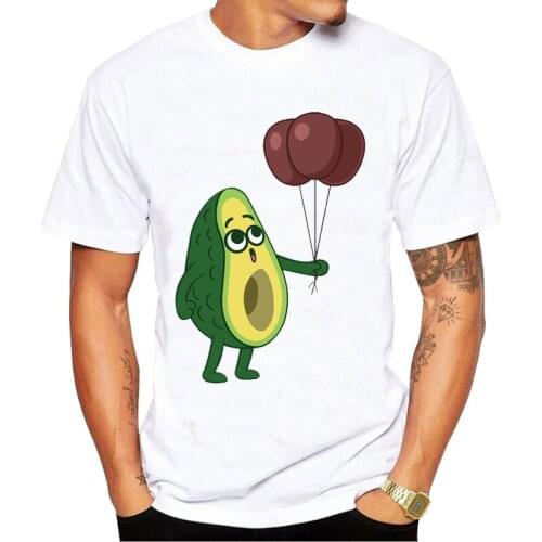 Avocado Printed T Shirt Summer T Shirt Popular Tees Amazing Short Sleeve Men Tops Unique Cool