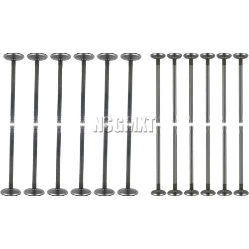 AP01 12x Intake & 12x Exhaust Engine Valve Kit For Chrysler Dodge 3.2L 3.5L 4.0L V6 SOHC 04663836 4663836 04663347 4663347