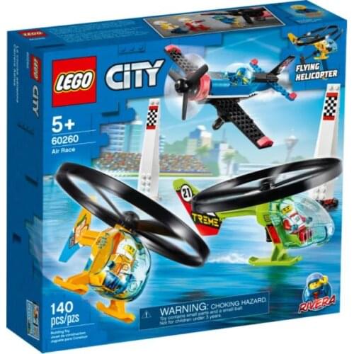 Lego City 60260 Air Race great birthday gift 140 pcs kids creative 3 minifigures interactive building toys cool playset fans