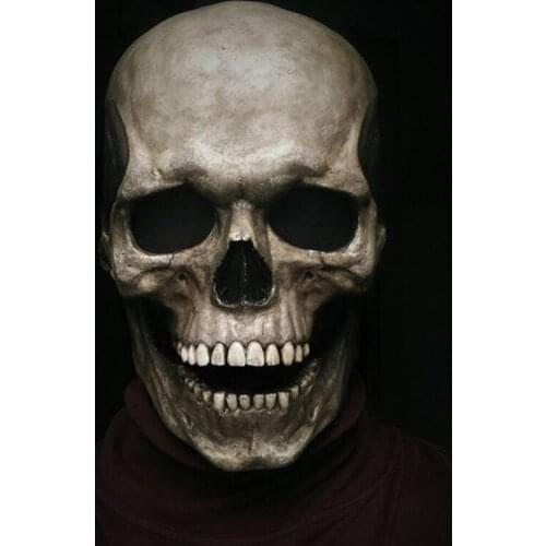 Halloween Skull Mask Scary Horror Spooky Zombie Skeleton Knight Ghost Halloween Creepy Demon Masque Carnival Party Props