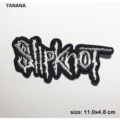 A BAND ROCK MUSIC Iron On Patches Cloth Mend Decorate Clothes Apparel Sewing Decoration Applique Badges Heavy Metal