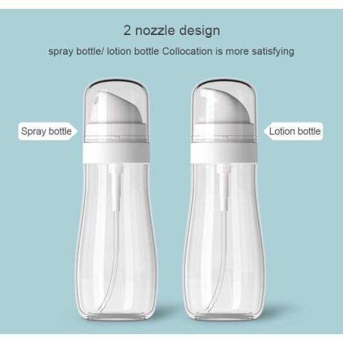 Portable 100/50/30ml Empty Spray Bottle Lotion Bottle For Antibacterial Hand Cleaning Sanitizing Toys Lift Button Outdoor Home