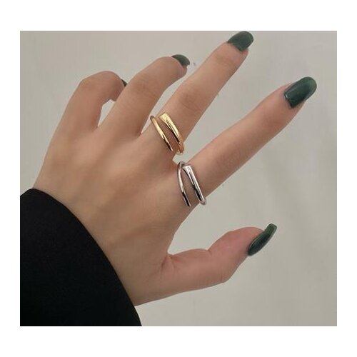 Simple Irregular rings metal Retro vintage style design new fashion women female index ring