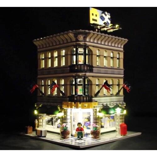 Led Light For Lego 10211 Building Blocks Grand Emporium Compatible 15005 Bricks Creator City Street toy( light with Battery box)